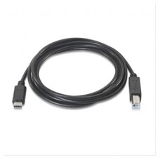 Nanocable - Cable USB 2.0 Impresora 3A USB-C/M-B/M 1M en Huesoi