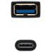 CABLE USB 3.1 GEN1 5Gbps 3A, TIPO USB-C/M-A/F, NEGRO, en Huesoi