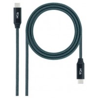CABLE USB 3.2 GEN2x2 100W 4K/60Hz USB-C M/M 0.5 M en Huesoi