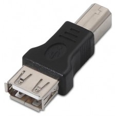Nanocable - Adaptador USB 2.0 - conexion USB-A/H a B/M en Huesoi