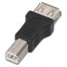 USB 2.0, A-H/B-M, Negro en Huesoi
