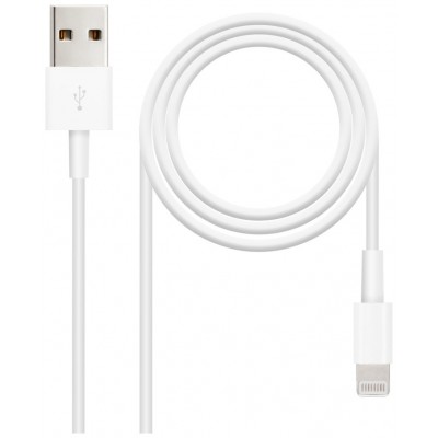 CABLE LIGHTNING A USB 2.0 LIGHTNING-USB A/M 50 CM en Huesoi