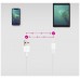 CABLE LIGHTNING A USB 2.0 LIGHTNING-USB A/M 50 CM en Huesoi