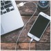 CABLE LIGHTNING A USB 2.0 LIGHTNING-USB A/M 50 CM en Huesoi