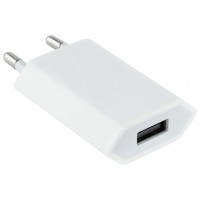 CARGADOR USB IPHONE IPOD 5V-1A  MINI BLANCO NANOCABLE en Huesoi