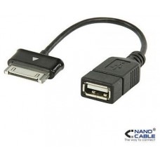 Nanocable 10.10.4000 cable de tel&eacute;fono m&oacute;vil Negro USB A Samsung 30-pin 0,15 m (Espera 4 dias) en Huesoi