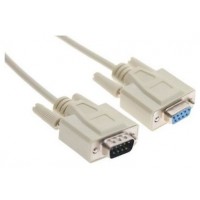 CABLE SERIE NULL MODEM, DB9/M-DB9/H, 6.0 M en Huesoi