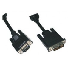 DVI A - SVGA, 3m, Negro en Huesoi