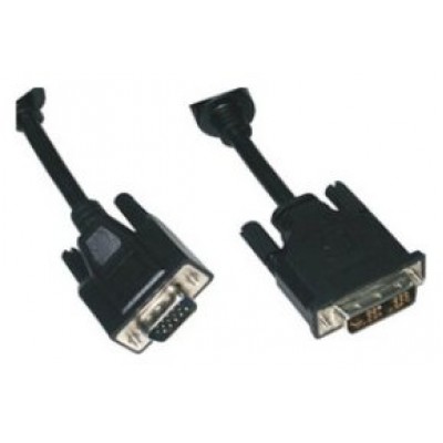 DVI A - SVGA, 3m, Negro en Huesoi