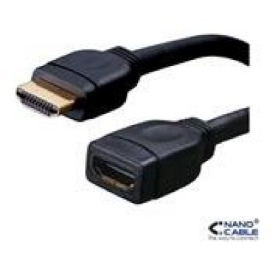 Nanocable HDMI, 1m cable HDMI HDMI tipo A (Estándar) Negro (Espera 4 dias) en Huesoi