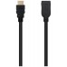 Nanocable - Cable HDMI 2.0 Prolongador A/M-A/H - Negro en Huesoi