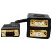 CABLE BIFURCADOR SVGA 3C+9 HDB15M-2XHDB15H ORO 20 CM en Huesoi