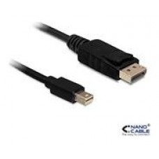 Nanocable DisplayPort, 2m Mini DisplayPort Negro (Espera 4 dias) en Huesoi