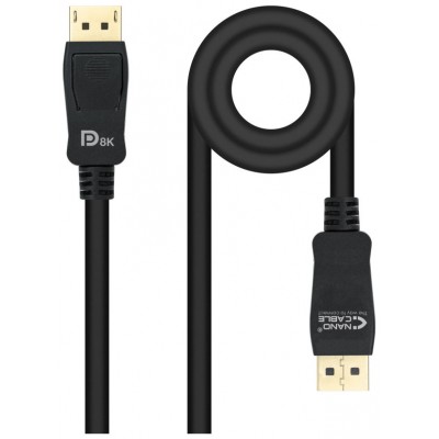 CABLE DISPLAYPORT V1.4 CERTIFICADO VESA DPM-DPM NEGRO en Huesoi