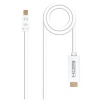 Nanocable - Cable Mini DisplayPort/M a HDMI/M - Blanco en Huesoi