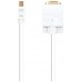 Mini DP - VGA, M-M, 2 m, Blanco en Huesoi