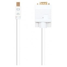 CONVERSOR MINI DISPLAYPORT A VGA 5 M BLANCO NANOCABLE (Espera 4 dias) en Huesoi