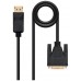 Nanocable Cable Conversor DP a DVI 1 M Negro en Huesoi