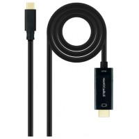 CABLE CONVERSOR USB-C/M A HDMI/M 4K-30HZ 1.8 M en Huesoi