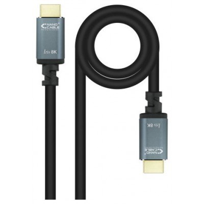 Cable HDMI 2.1 IRIS 8K A/M-A/M, Negro, 0.5 m en Huesoi