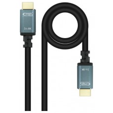 CABLE HDMI 2.1 IRIS 8K A/M-A/M NEGRO 3.0M NANOCABLE en Huesoi