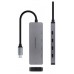 Nanocable HUB USB-C/M a 4xUSB-C/H + USB-C PD 100W en Huesoi Nanocable HUB USB-C/M a 4xUSB-C/H + USB-C PD 100W en Huesoi