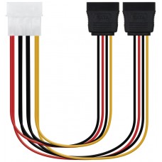 Nanocable - Cable adaptador 20cm de Molex a SATA en Huesoi