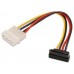Nanocable CABLE SATA ALIMENTACION ACODADO 5.25"(MOLEX 4PIN)/M-SATA/H 16 CM OEM (Espera 4 dias) en Huesoi