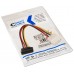 Nanocable CABLE SATA ALIMENTACION ACODADO 5.25"(MOLEX 4PIN)/M-SATA/H 16 CM OEM (Espera 4 dias) en Huesoi