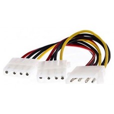 Nanocable Cable Alimentación 1 molex M a 2 molex H en Huesoi