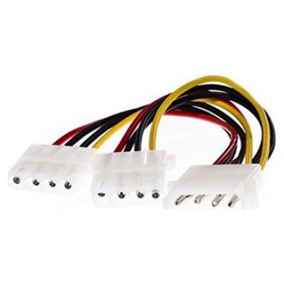 Nanocable Cable Alimentación 1 molex M a 2 molex H en Huesoi