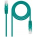 RJ-45, Cat5e, UTP, AWG 24, Verde, 2m en Huesoi