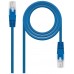 CABLE RED LATIGUILLO RJ45 CAT.5E UTP AWG24 AZUL 3.0 M en Huesoi