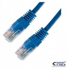 Nanocable 10.20.0105-BL cable de red Azul 5 m Cat5e U/UTP (UTP) (Espera 4 dias) en Huesoi