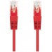 Nanocable - Cable red latiguillo cat.6 utp awg24 rojo en Huesoi