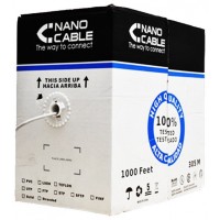 BOBINA 305M CAT.5 FTP RIGIDO AWG24 NANOCABLE (Espera 4 dias) en Huesoi