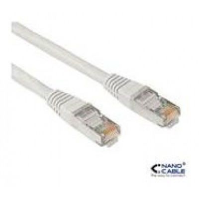 Nanocable - Cable Red Latiguillo RJ45 - LSZH CAT.6 UTP en Huesoi