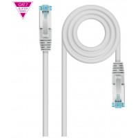 Cable de Red Cat.7 600MHZ LSZH SFTP PIMF AWG26, Gris, en Huesoi