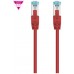 CABLE DE RED LATIGUILLO 600MHZ LSZH SFTP PIMF CAT7 AWG26 1 M ROJO NANOCABLE (Espera 4 dias) en Huesoi