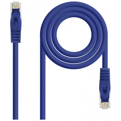 Cable Red Latiguillo RJ45 LSZH CAT.6A UTP AWG24, Azul, en Huesoi