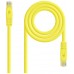 CABLE DE RED LATIGUILLO RJ45 UTP CAT6A AWG24 LSZH 0.25 M AMARILLO NANOCABLE (Espera 4 dias) en Huesoi