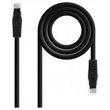 CABLE DE RED LATIGUILLO RJ45 UTP CAT6A AWG24 LSZH 0.30 M NEGRO NANOCABLE (Espera 4 dias) en Huesoi