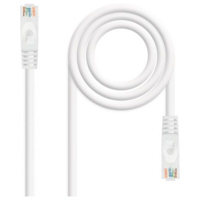 CABLE DE RED LATIGUILLO RJ45 UTP CAT6A AWG24 LSZH 0.30 M BLANCO NANOCABLE (Espera 4 dias) en Huesoi