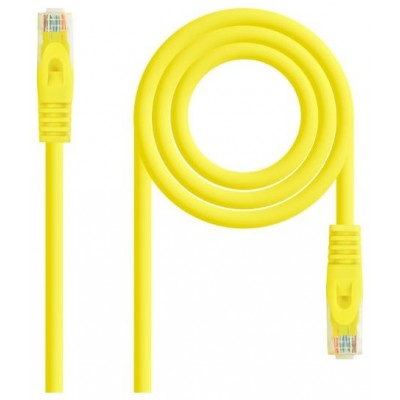 CABLE DE RED LATIGUILLO RJ45 UTP CAT6A AWG24 LSZH 0.30 M AMARILLO NANOCABLE (Espera 4 dias) en Huesoi