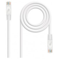 CABLE DE RED LATIGUILLO RJ45 UTP CAT6A AWG24 0.5 M BLANCO NANOCABLE (Espera 4 dias) en Huesoi