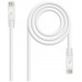 CABLE DE RED LATIGUILLO RJ45 UTP CAT6A AWG24 0.5 M BLANCO NANOCABLE (Espera 4 dias) en Huesoi