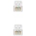 CABLE DE RED LATIGUILLO RJ45 UTP CAT6A AWG24 0.5 M BLANCO NANOCABLE (Espera 4 dias) en Huesoi