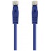 Cat6A, RJ-45, UTP, LSZH, AWG 24, 1 m, Azul en Huesoi