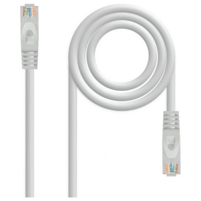 CABLE RED LATIGUILLO RJ45 LSZH CAT.6A UTP AWG24 GRIS en Huesoi