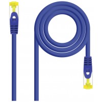 CABLE DE RED LATIGUILLO RJ45 SFTP CAT6A AWG26 0.25 M AZUL NANOCABLE (Espera 4 dias) en Huesoi